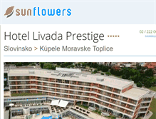 Tablet Screenshot of hotel-livada-prestige.com